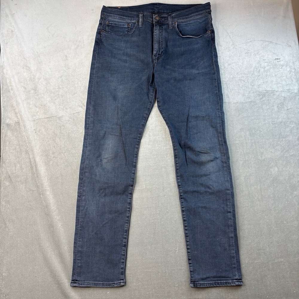 Levi's 502 Regular Fit Jeans Dark Wash Denim‎ Mens 34x34
